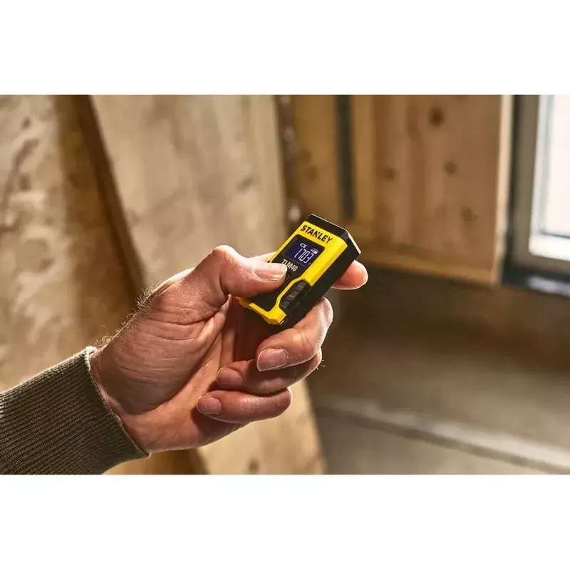 Afstandsmeter Stanley STHT77666-0 zwart geel 0,165-12m LCD