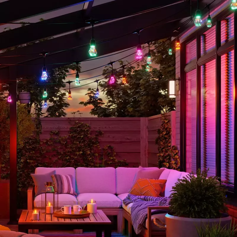 Outdoor-lichtsnoer Nanoleaf Essentials NF084E00-20SLO 15 m meerkleurig Matter