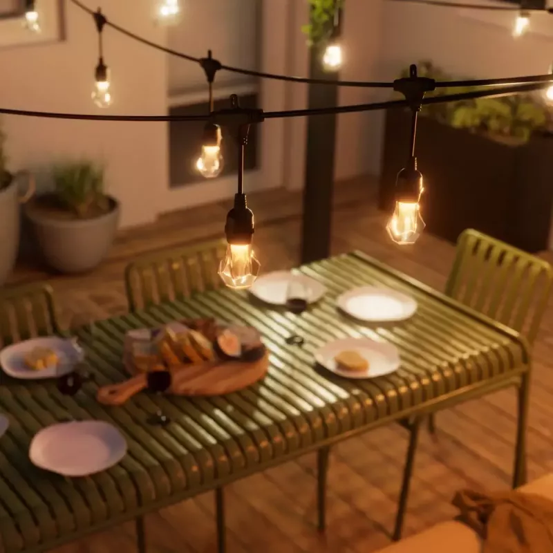 Outdoor-lichtsnoer Nanoleaf Essentials NF084E00-20SLO 15 m meerkleurig Matter