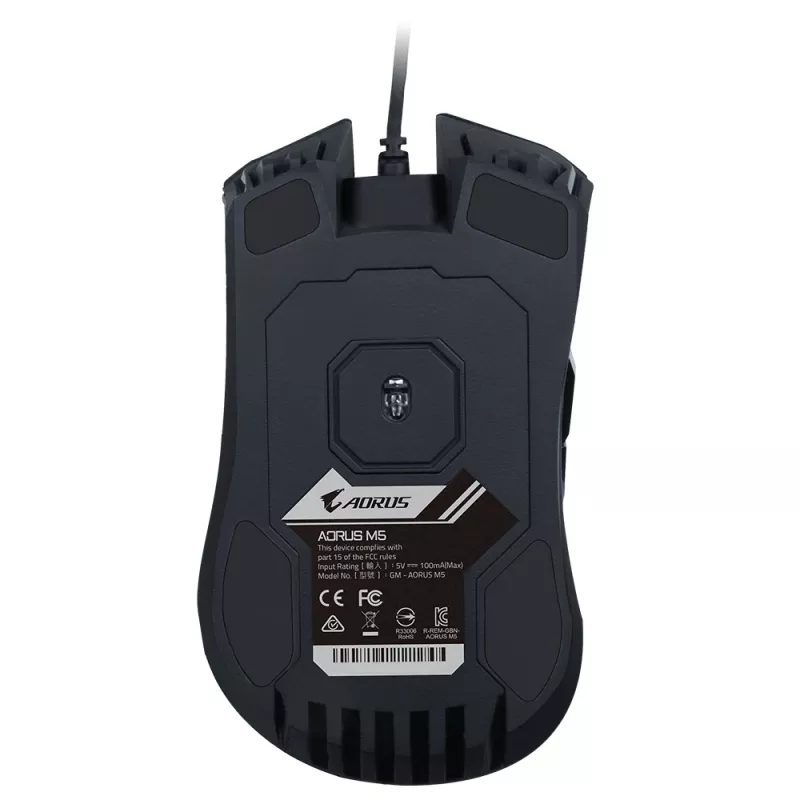 GIGABYTE AORUS M5 Muis Gaming Rechtshandig USB Type-A Optisch 16000 DPI