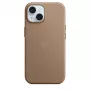 Apple FineWoven Case met MagSafe iPhone 15 Taupe
