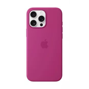 Apple Siliconen Case met MagSafe voor iPhone 16 Pro Max Fuchsia