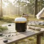 Op batterijen werkende campinglantaarn EcoFlow SCLI-B — 400 lm, 3.600 mAh, USB‑C ingang, ABS+TPR behuizing