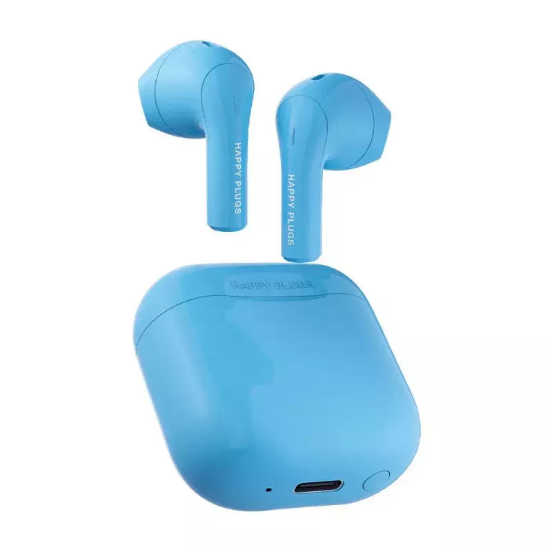 Happy Plugs Joy draadloze oordopjes, blauw