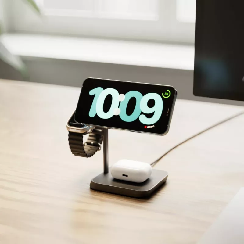 ZENS Office Charger Pro 3 zwart draadloos snelladen binnen AC