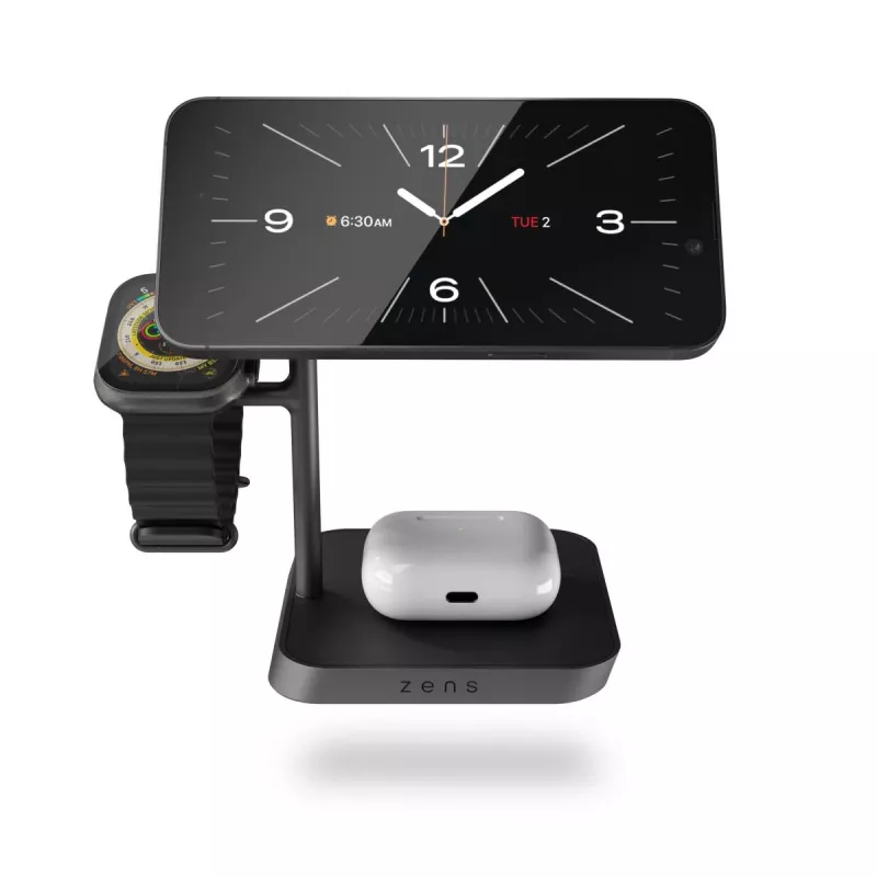 ZENS Office Charger Pro 3 zwart draadloos snelladen binnen AC