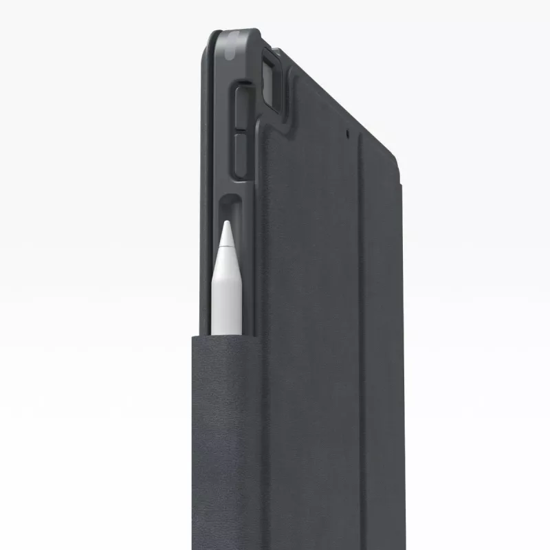 ZAGG Pro Keys draadloze toetsenbordhoes voor iPad 10,9 (10e gen.) / iPad 11 (A16) met Apple Pencil-houder, UK-indeling, zwart/grijs
