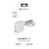 mophie accessoires-wandadapter-USB-C-PD-HUB-120W-GAN-wit-EU(3xUSBC + 1xUSBA)