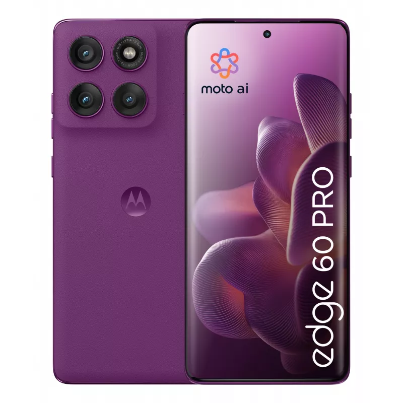 Motorola edge 60 pro 16,9 cm (6,67 inch) Dual SIM Android 15 5G USB Type-C 12 GB 512 GB 6000 mAh paars