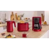 Broodrooster Bosch TAT2M124 — 2 sneetjes 950 W, rood, broodcentrering, ontdooien, lift