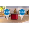 Broodrooster Bosch TAT2M124 — 2 sneetjes 950 W, rood, broodcentrering, ontdooien, lift