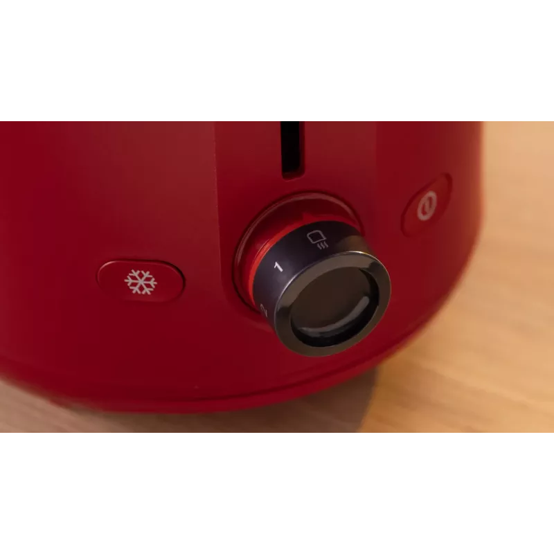 Broodrooster Bosch TAT2M124 — 2 sneetjes 950 W, rood, broodcentrering, ontdooien, lift