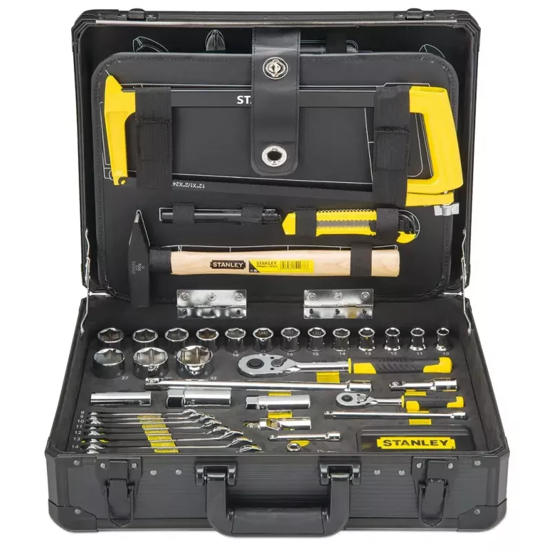 Monteurswerkzeugset Stanley STMT98109-1 142 gereedschappen zwart geel