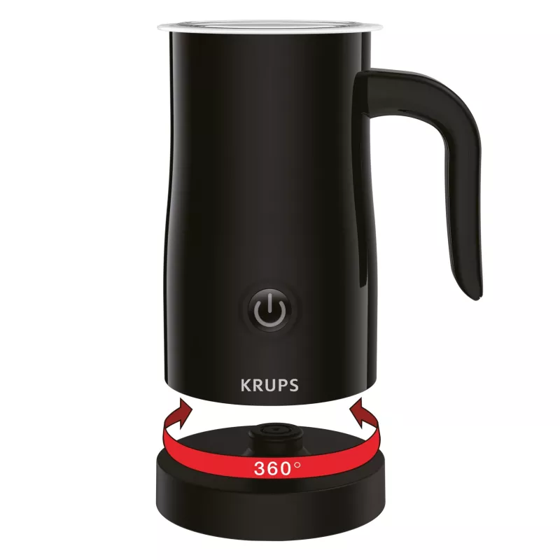 Krups XL1008 automatische melkopschuimer/-warmer, zwart