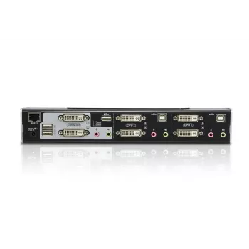 ATEN 2-poorts USB DVI Dual-View KVM-switch met audio & USB 2.0-hub (KVM-kabel inbegrepen)