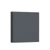 AQARA Smart Wall Switch H1 EU (met nulleider, dubbele wip) (WS-EUK04-G), grijs – Zigbee-wandschakelaar met dubbel relais