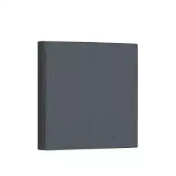 AQARA Smart Wall Switch H1 EU (met nulleider, dubbele wip) (WS-EUK04-G), grijs – Zigbee-wandschakelaar met dubbel relais
