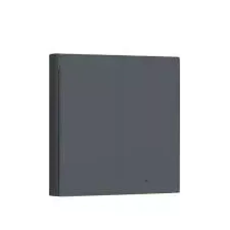 AQARA Smart Wall Switch H1 EU (met nulleider, dubbele wip) (WS-EUK04-G), grijs – Zigbee-wandschakelaar met dubbel relais