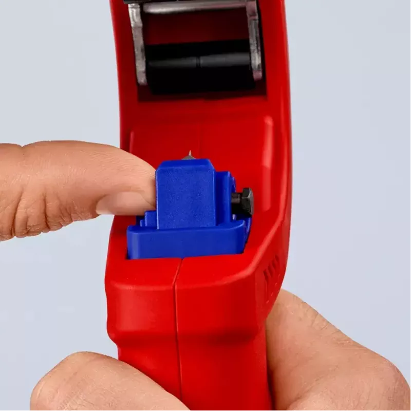 Knipex DP50 90 23 01 BK buizensnijder, rood/blauw