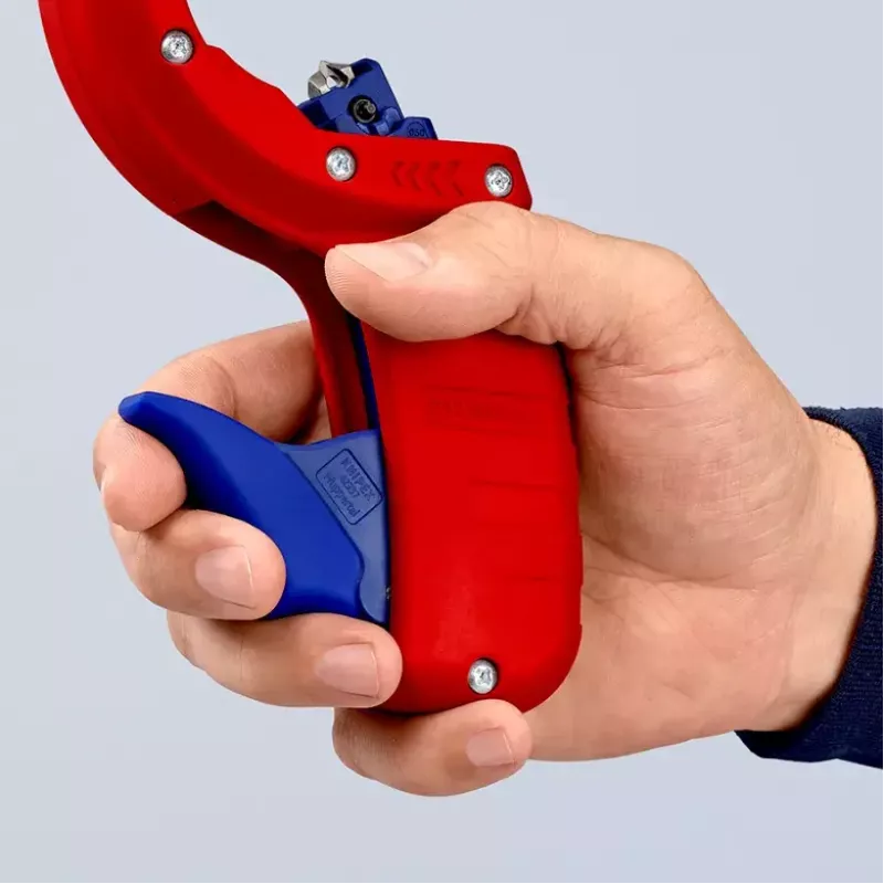 Knipex DP50 90 23 01 BK buizensnijder, rood/blauw