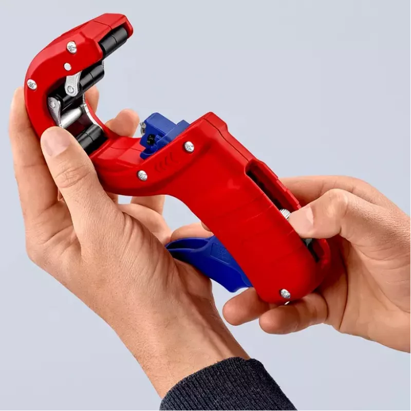 Knipex DP50 90 23 01 BK buizensnijder, rood/blauw
