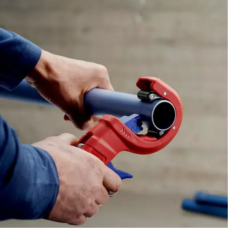 Knipex DP50 90 23 01 BK buizensnijder, rood/blauw