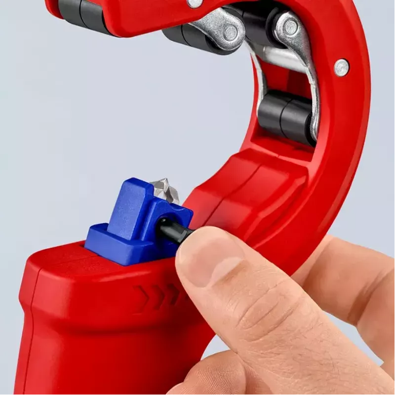 Knipex DP50 90 23 01 BK buizensnijder, rood/blauw