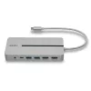 Lindy DST-Mx Duo USB-C mini-dockingstation voor laptop/MacBook met dual-display (4K) en 100 W pass-through-laden