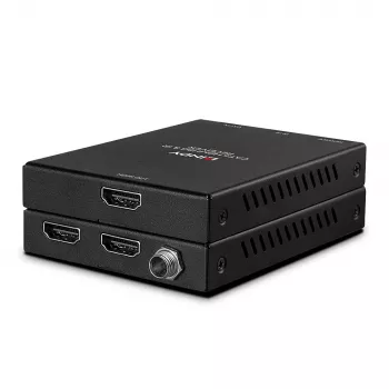 Lindy 50m Cat.6 HDMI 4K60 en IR extender met PoC en loop out