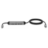 Lindy DST-Micro 140, USB-C laptop micro-dockingstation met 4K-ondersteuning en 1,4 m 60W-laadkabel