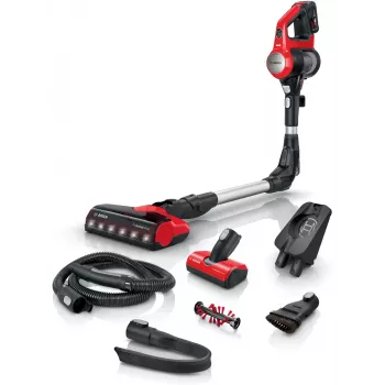 Bosch BBS711ANM steelstofzuiger/elektrische bezem accu droog zakloos 0,3 L zwart, rood, roestvrijstaal