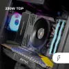 Mars Gaming MCPU-X4 processor luchtkoeler 12 cm zwart 1 stuks