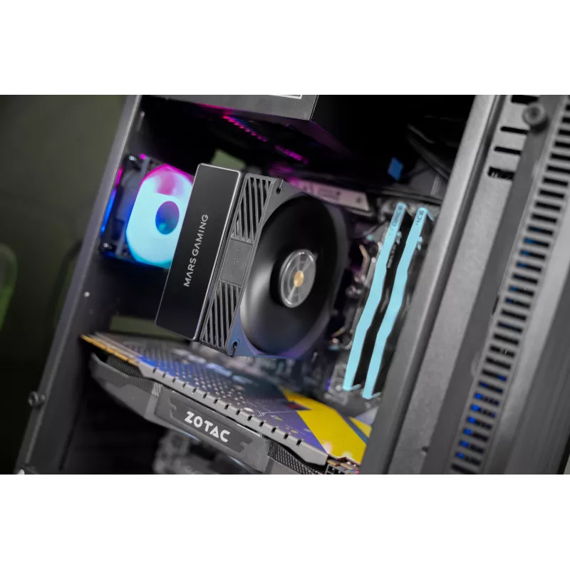 Mars Gaming MCPU-X4 processor luchtkoeler 12 cm zwart 1 stuks