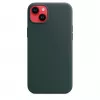 Apple leren case met MagSafe iPhone 14 Plus Forest groen