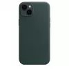 Apple leren case met MagSafe iPhone 14 Plus Forest groen