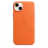 Apple leren hoesje met MagSafe iPhone 14 Plus oranje