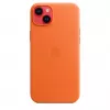 Apple leren hoesje met MagSafe iPhone 14 Plus oranje