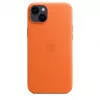 Apple leren hoesje met MagSafe iPhone 14 Plus oranje