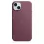Apple FineWoven hoesje met MagSafe iPhone 15 Plus mulberry