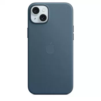 APPLE Apple FineWoven hoesje met MagSafe iPhone 15 Plus Pacific Blue