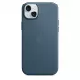 Apple FineWoven hoesje met MagSafe iPhone 15 Plus Pacific Blue