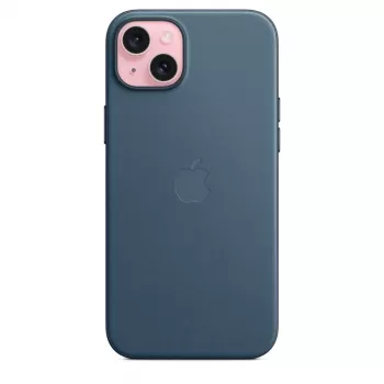 APPLE Apple FineWoven hoesje met MagSafe iPhone 15 Plus Pacific Blue