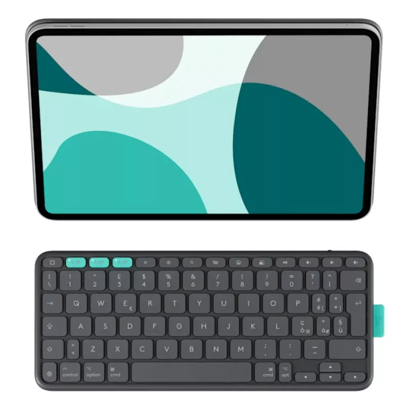 LOGITECH Flip Folio grafiet - iPad Pro 11-in (M4) iPad Air 11-in (M2 & M3) iPad Air (5e gen) - Qwerty UK