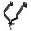 GEMBIRD op bureau gemonteerde verstelbare dubbele monitorarm 17-32 inch, zwart