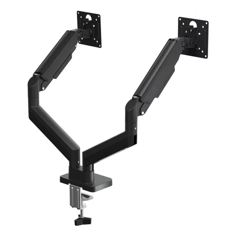GEMBIRD op bureau gemonteerde verstelbare dubbele monitorarm 17-32 inch, zwart