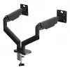 GEMBIRD op bureau gemonteerde verstelbare dubbele monitorarm 17-32 inch, zwart