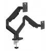 GEMBIRD op bureau gemonteerde verstelbare dubbele monitorarm 17-32 inch, zwart