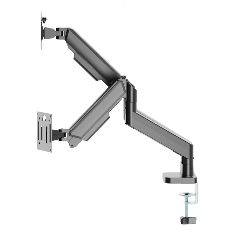 GEMBIRD op bureau gemonteerde verstelbare dubbele monitorarm 17-32 inch, zwart