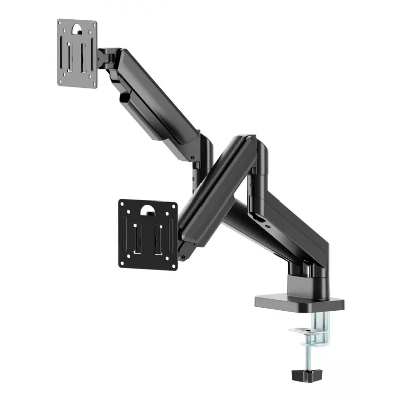 GEMBIRD op bureau gemonteerde verstelbare dubbele monitorarm 17-32 inch, zwart