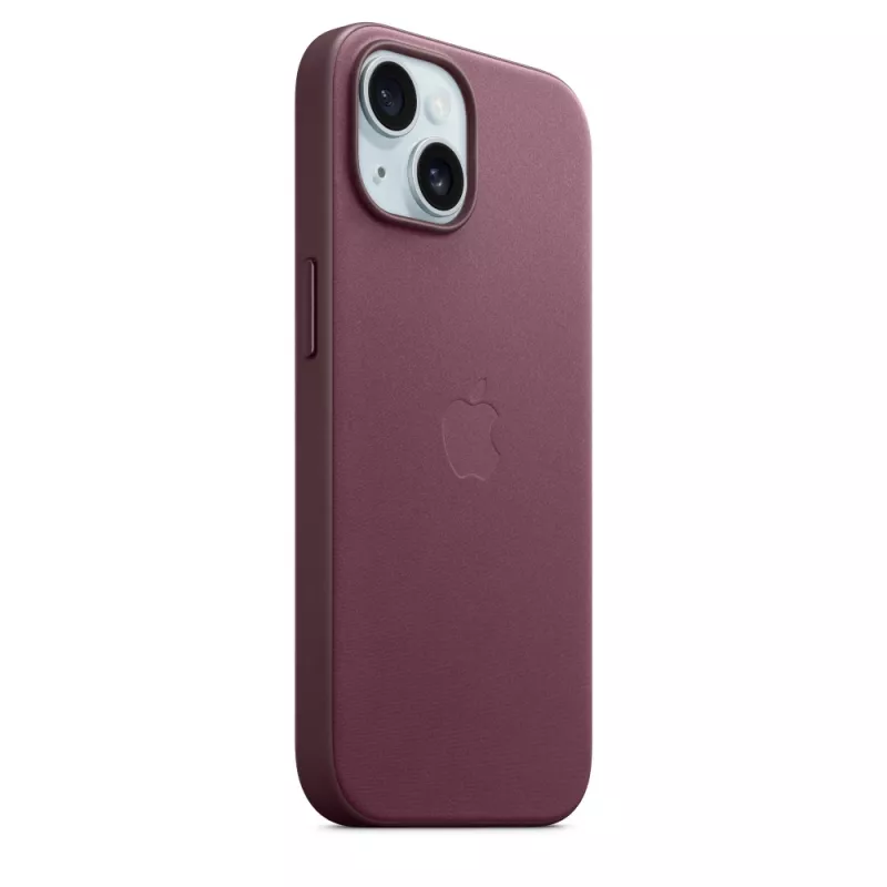 Apple FineWoven Case met MagSafe iPhone 15 Mulberry